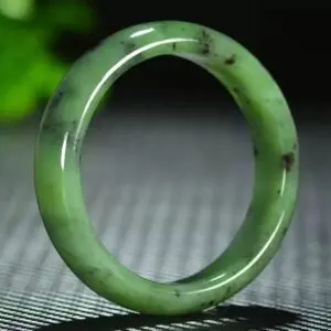 本翡翠ハングル 翡翠 バングル♪アイスジェイド系