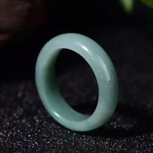 シアングリーン本翡翠リング